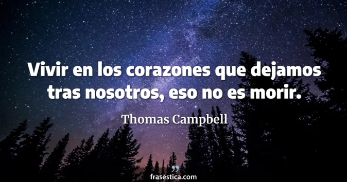 Cita de Thomas Campbell