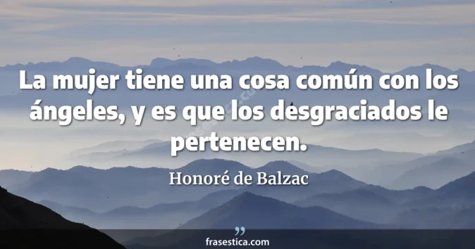 Cita de Honoré de Balzac