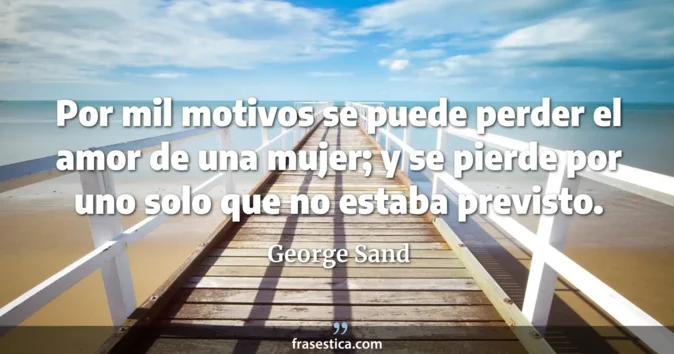 Cita de George Sand