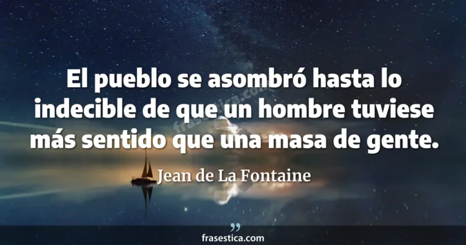 Cita de Jean de La Fontaine