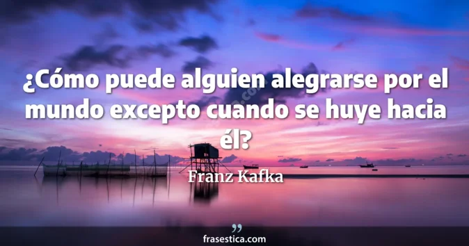Cita de Franz Kafka