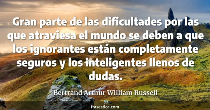 Cita de Bertrand Arthur William Russell