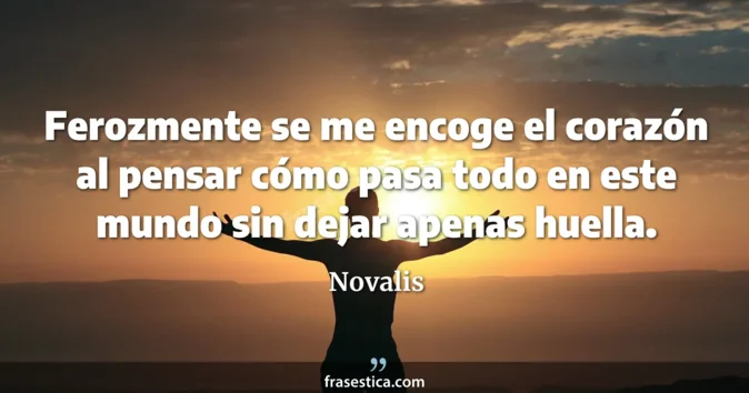 Cita de Novalis