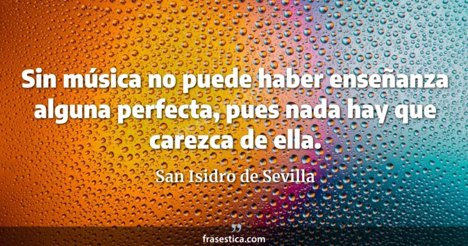 Cita de San Isidro de Sevilla