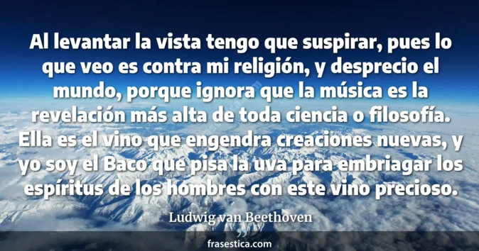 Cita de Ludwig van Beethoven