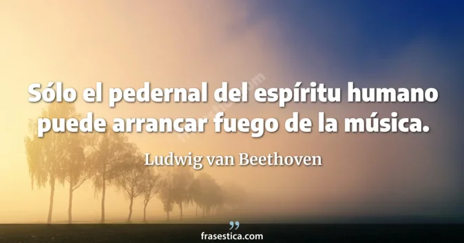 Cita de Ludwig van Beethoven