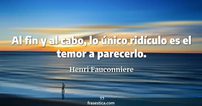 Cita de Henri Fauconniere
