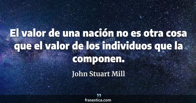 Cita de John Stuart Mill