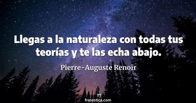 Cita de Pierre-Auguste Renoir