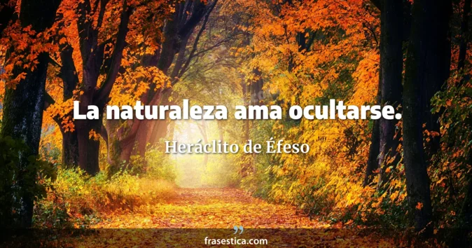 Cita de Heráclito de Éfeso