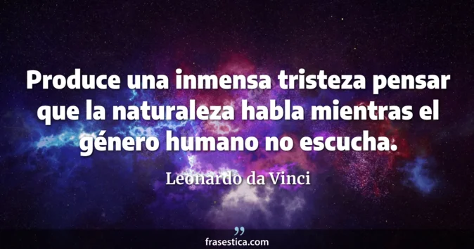 Cita de Leonardo da Vinci
