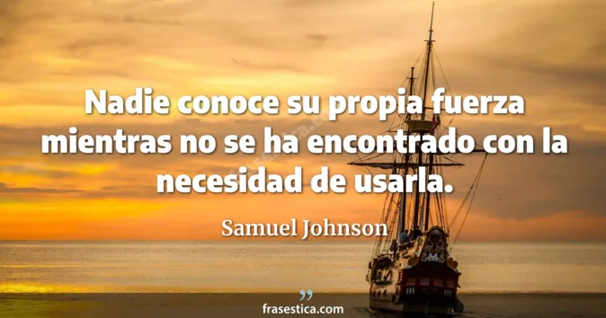 Cita de Samuel Johnson