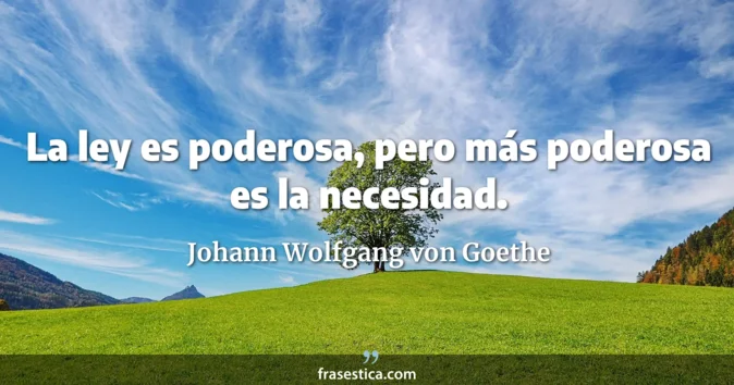 Cita de Johann Wolfgang von Goethe