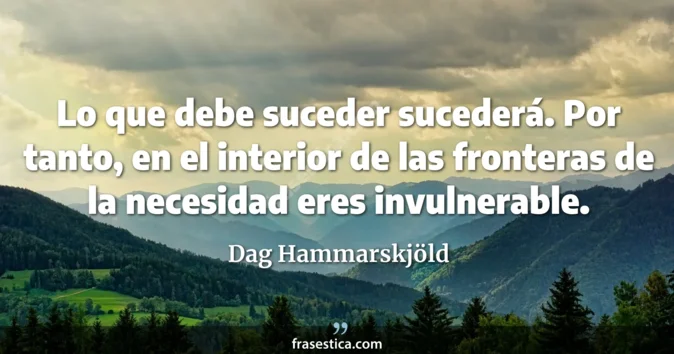 Cita de Dag Hammarskjöld