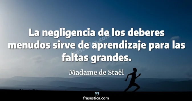Cita de Madame de Staël
