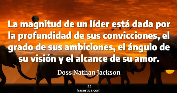 Cita de Doss Nathan Jackson