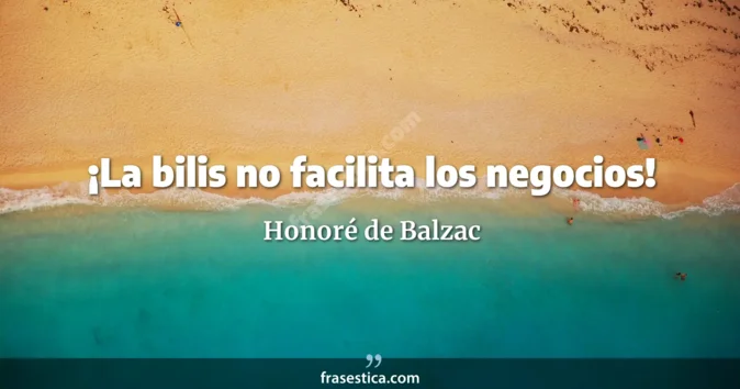 Cita de Honoré de Balzac