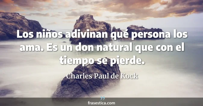 Cita de Charles Paul de Kock