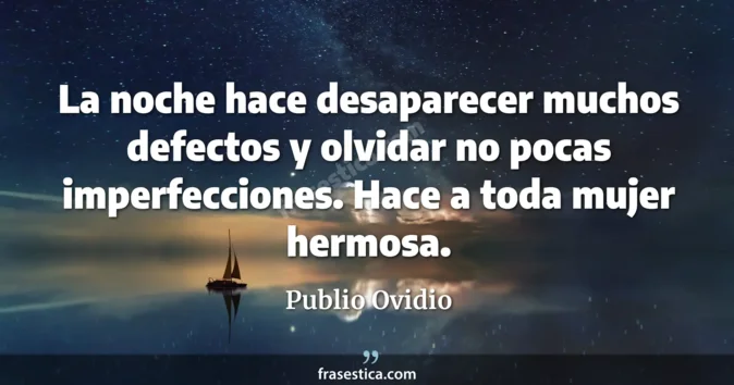 Cita de Publio Ovidio