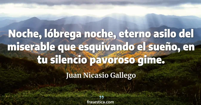 Cita de Juan Nicasio Gallego