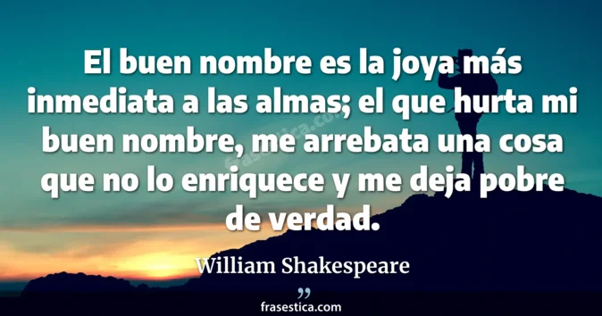 Cita de William Shakespeare
