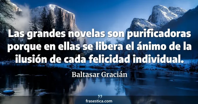 Cita de Baltasar Gracián