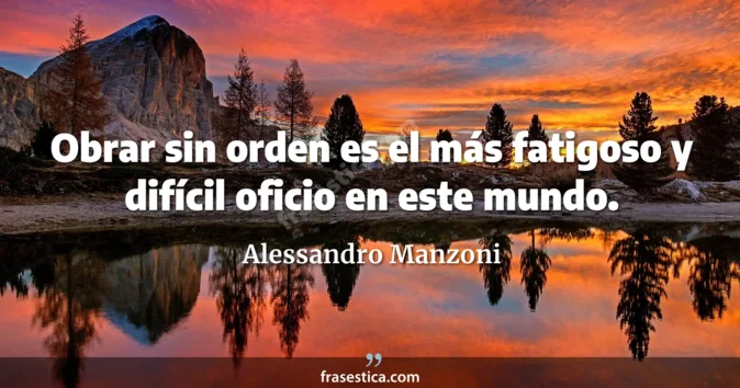 Cita de Alessandro Manzoni