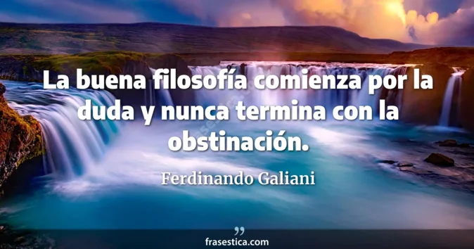 Cita de Ferdinando Galiani