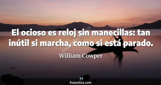 Cita de William Cowper