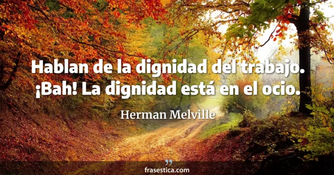 Cita de Herman Melville