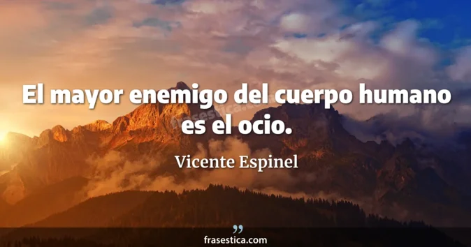 Cita de Vicente Espinel