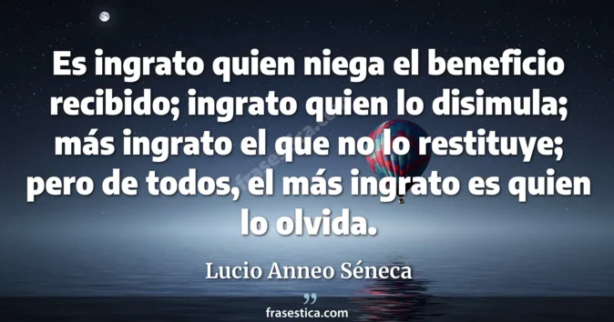 Cita de Lucio Anneo Séneca
