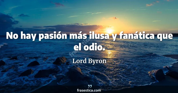Cita de Lord Byron