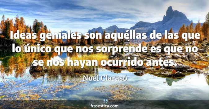 Cita de Noel Clarasó