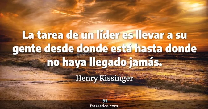 Cita de Henry Kissinger