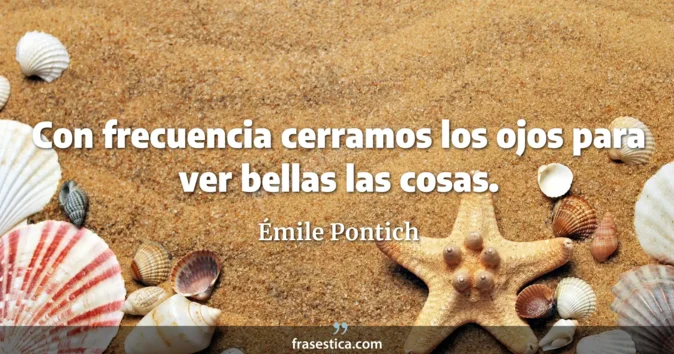 Cita de Émile Pontich