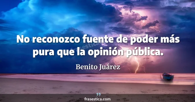 Cita de Benito Juárez