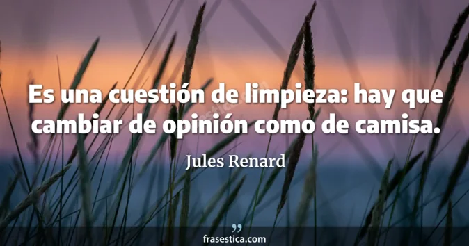 Cita de Jules Renard