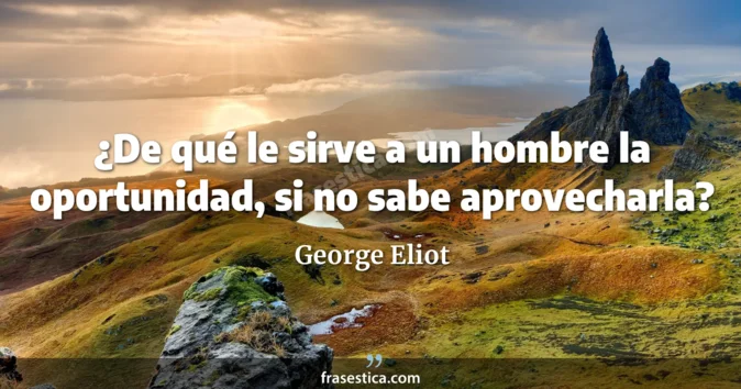 Cita de George Eliot