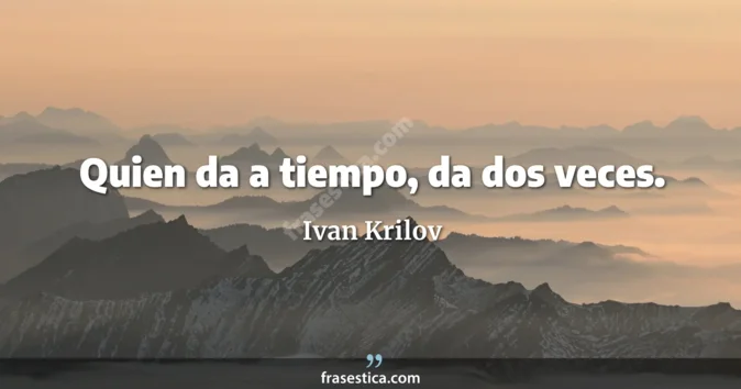 Cita de Ivan Krilov