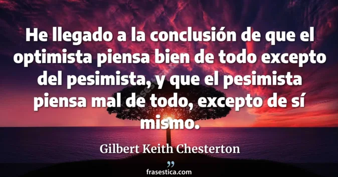 Cita de Gilbert Keith Chesterton