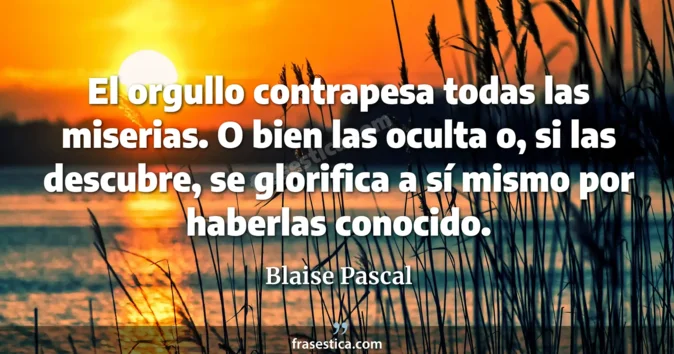 Cita de Blaise Pascal