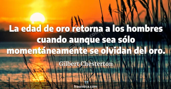 Cita de Gilbert Chesterton