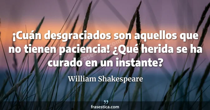 Cita de William Shakespeare