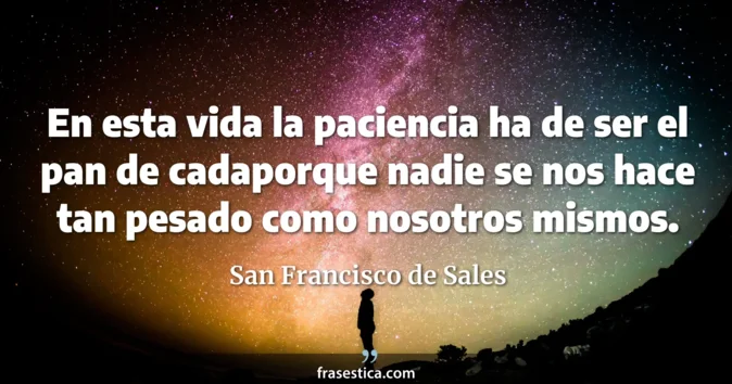 Cita de San Francisco de Sales