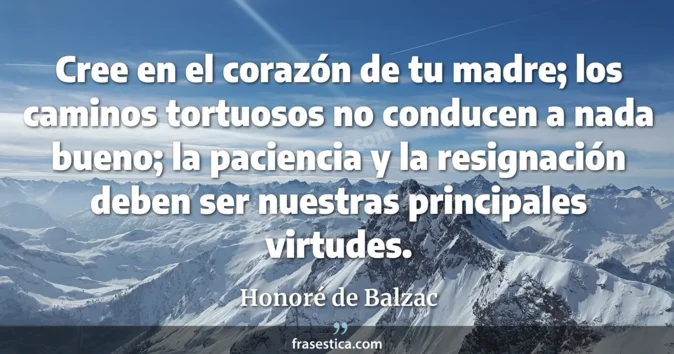 Cita de Honoré de Balzac