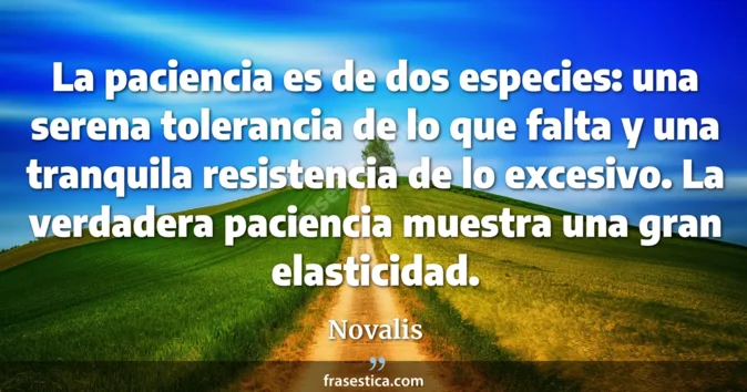 Cita de Novalis