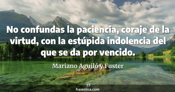 Cita de Mariano Aguiló y Fuster
