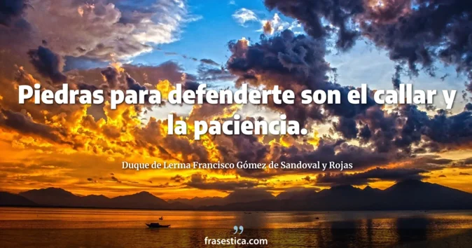 Cita de Duque de Lerma Francisco Gómez de Sandoval y Rojas