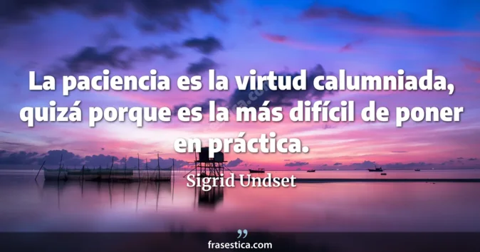 Cita de Sigrid Undset